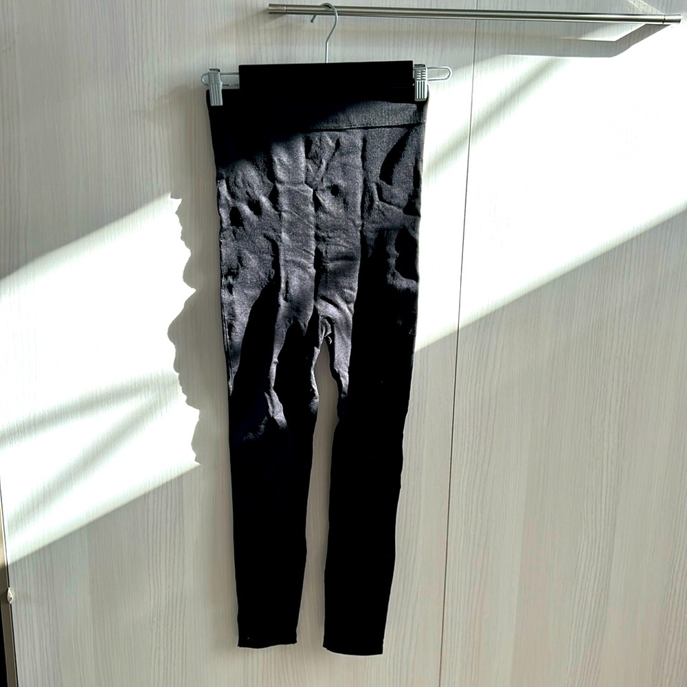 NWOT Blanqi Compression super high rise maternity leggings black full length